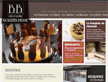 Tablet Screenshot of chocolats-borzeix-besse.com